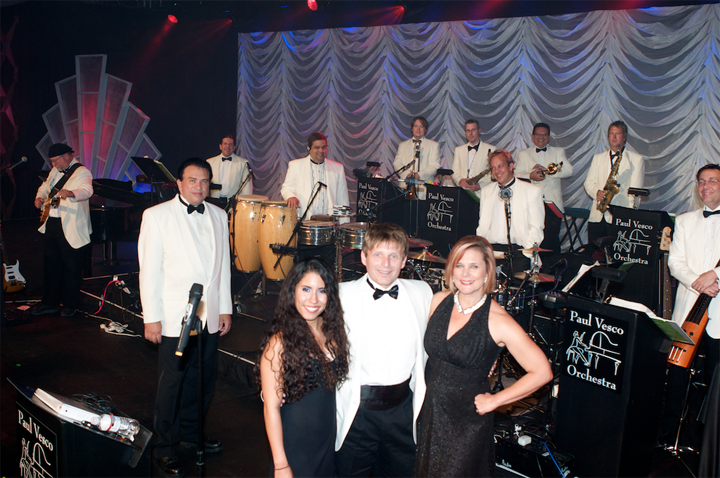 Paul Vesco Orchestra performing at a corporate event