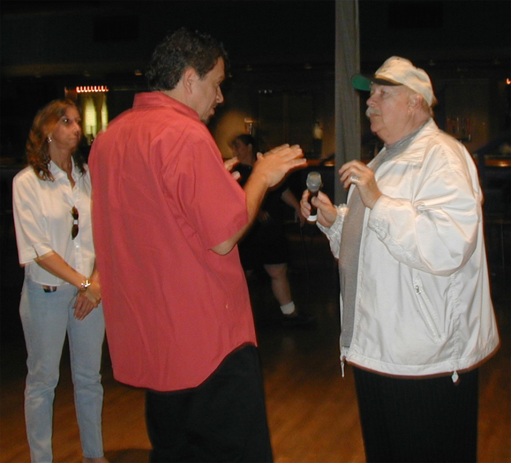 Paul directs funnyman Rip Taylor for a show