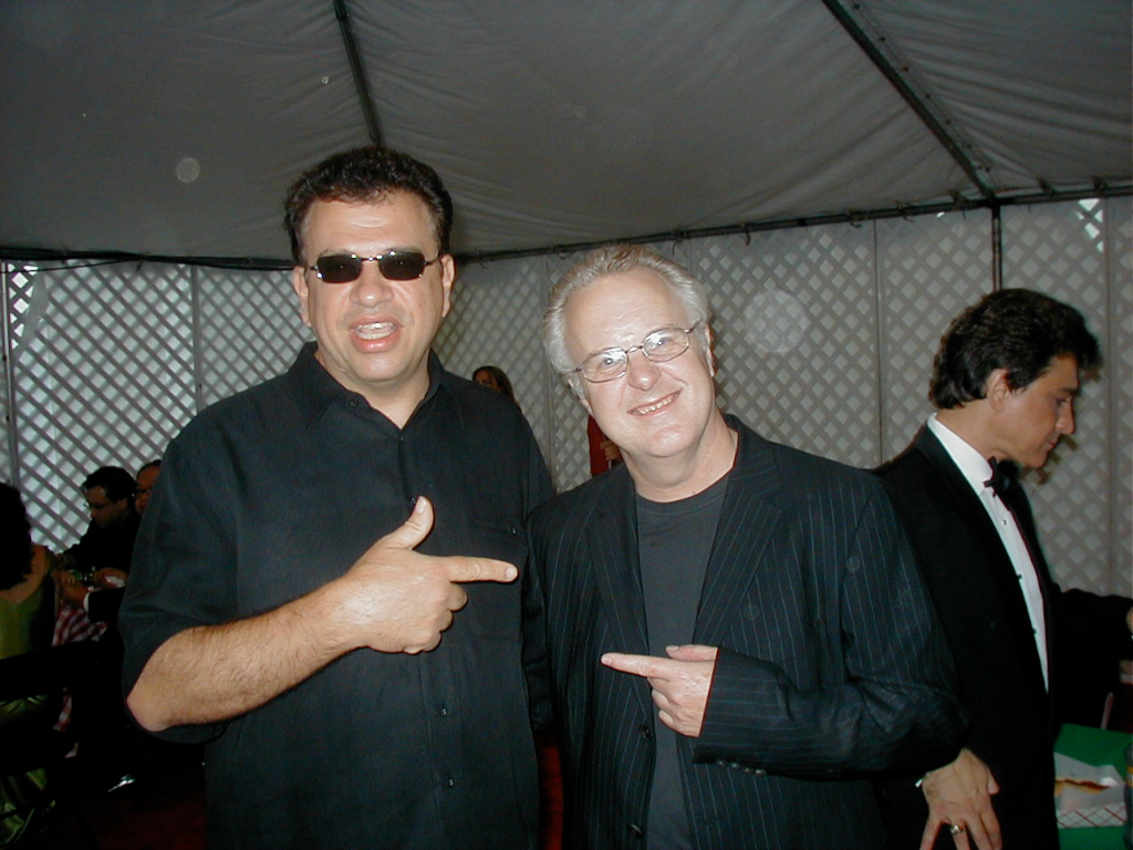 Famous saxophonist, arranger and composer, Tom Scott doing a show with Paul in Los Angeles