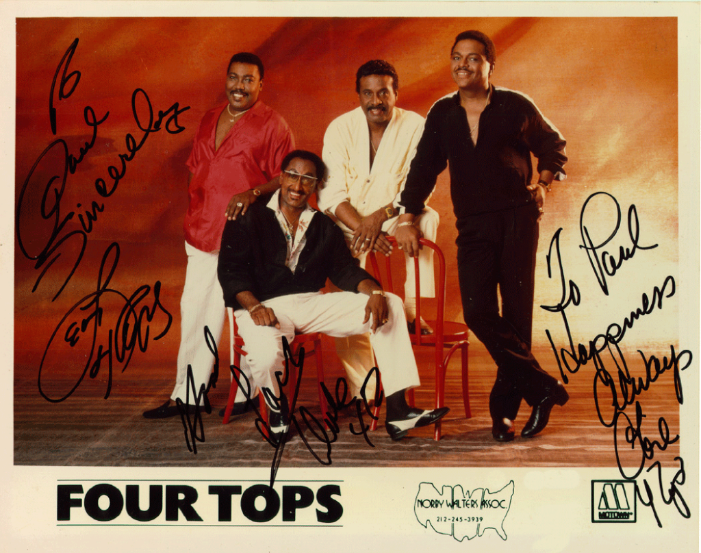 Paul has performed with some of his favorite classic artists including Aretha Franklin, the Temptations, Smokey Robinson and the Four Tops