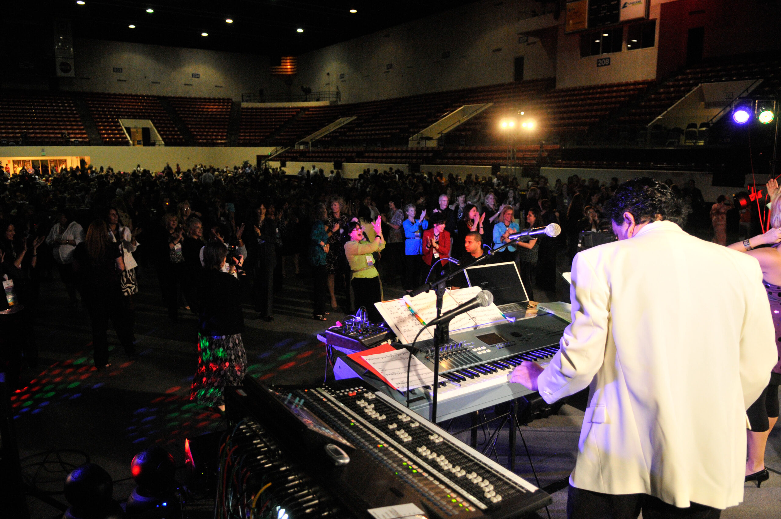 Paul Vesco Band performing at a corporate award show venue